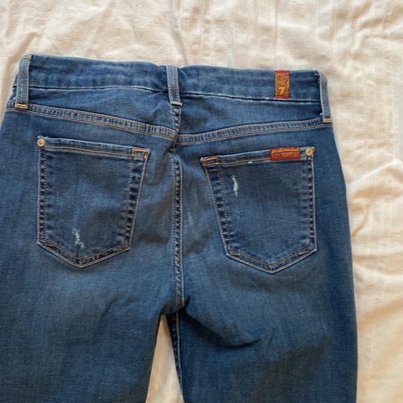 7 For All Mankind skinny ankle jean women size 25 - Picture 7 of 9